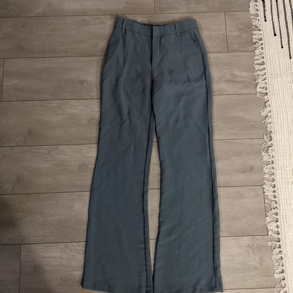Zara/High Waist Straight Leg Trousers Sz S - Picture 5 of 7